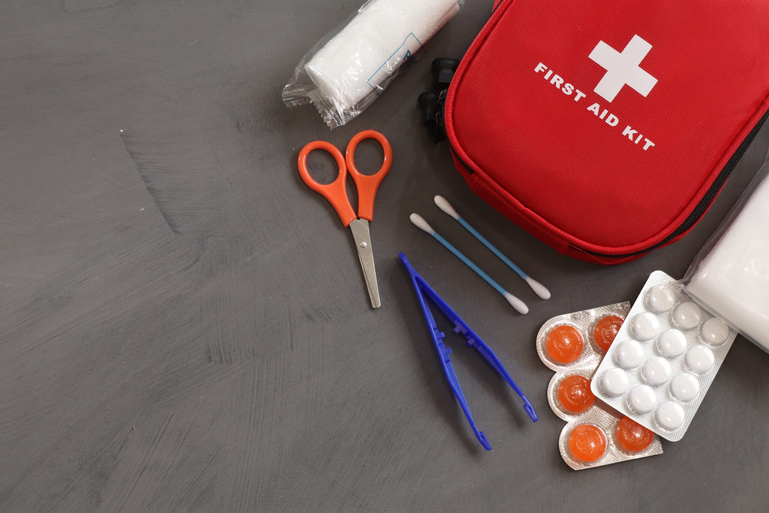 Safety features first aid kit at home