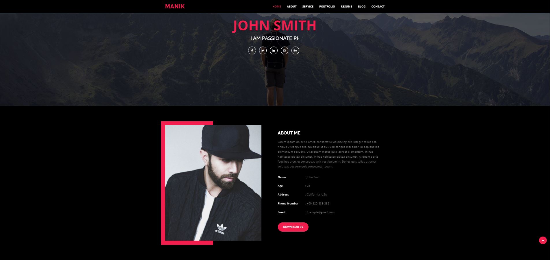 Blog theme