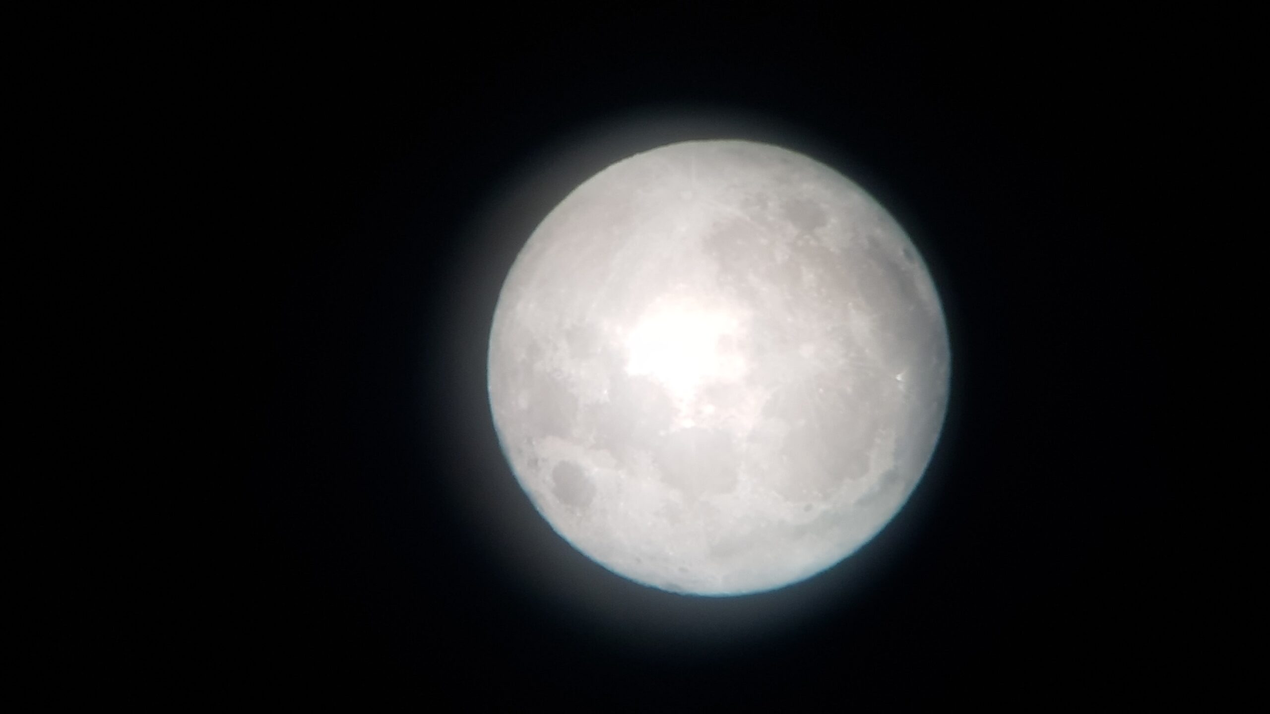 Picture of the moon through my telescope 2020