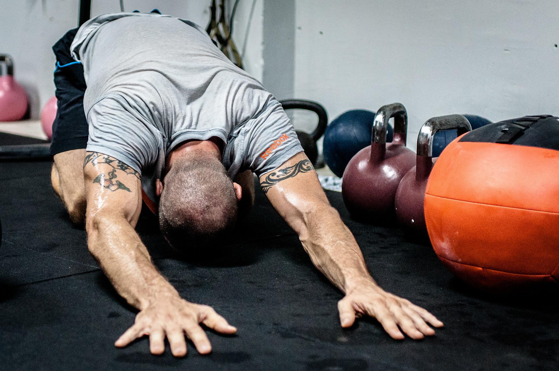 Man exercising for Health Hacks
