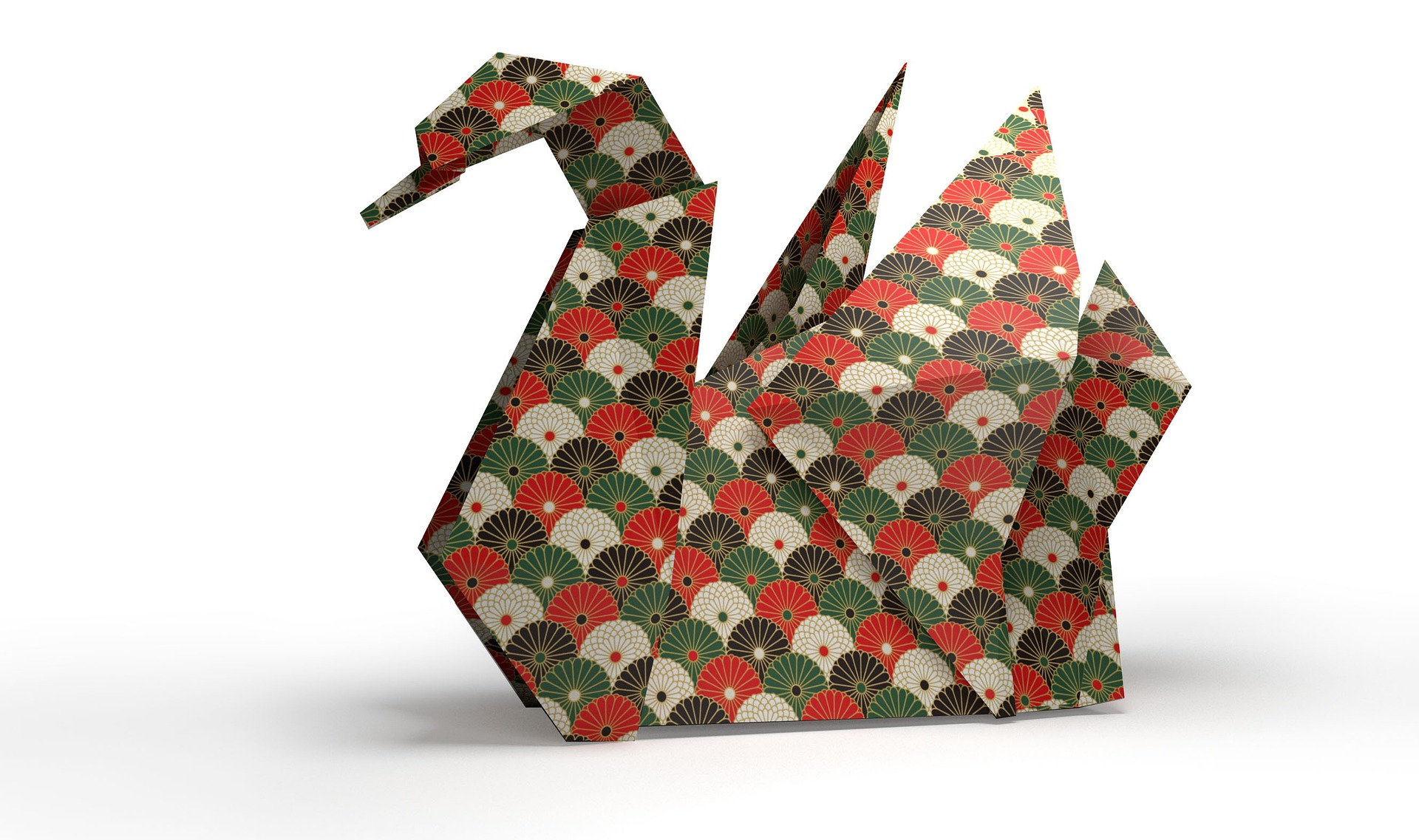 Origami swan for unique hobbies