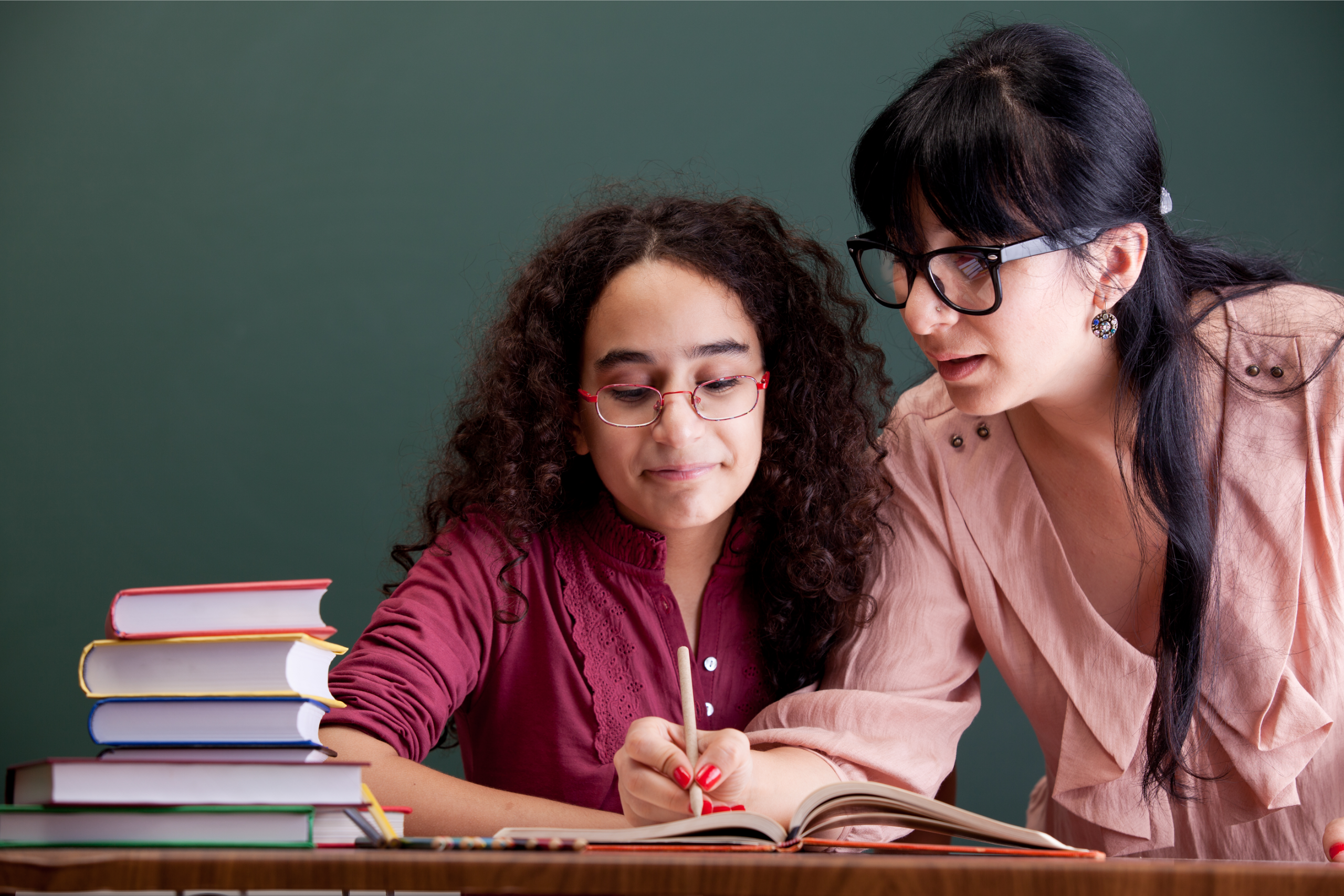 teacher and teen