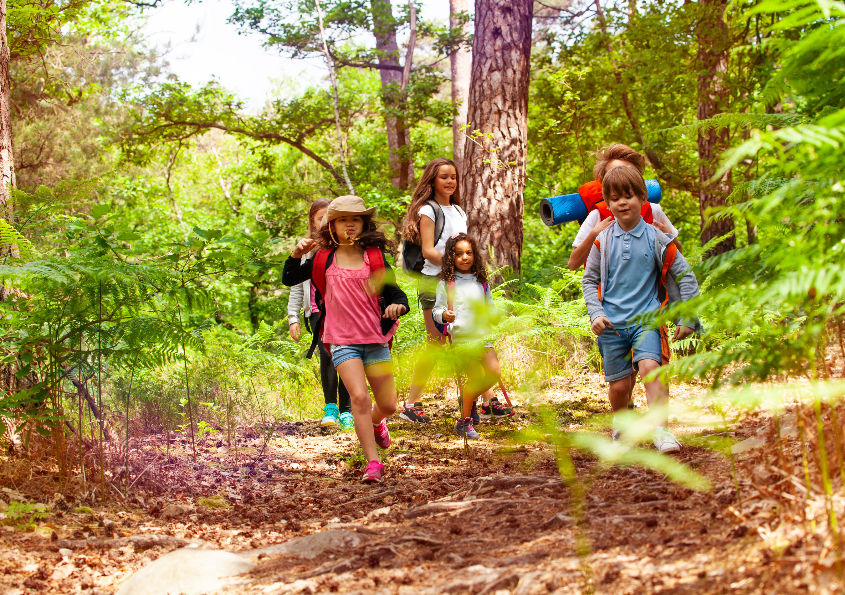 physical activity when camping with kids