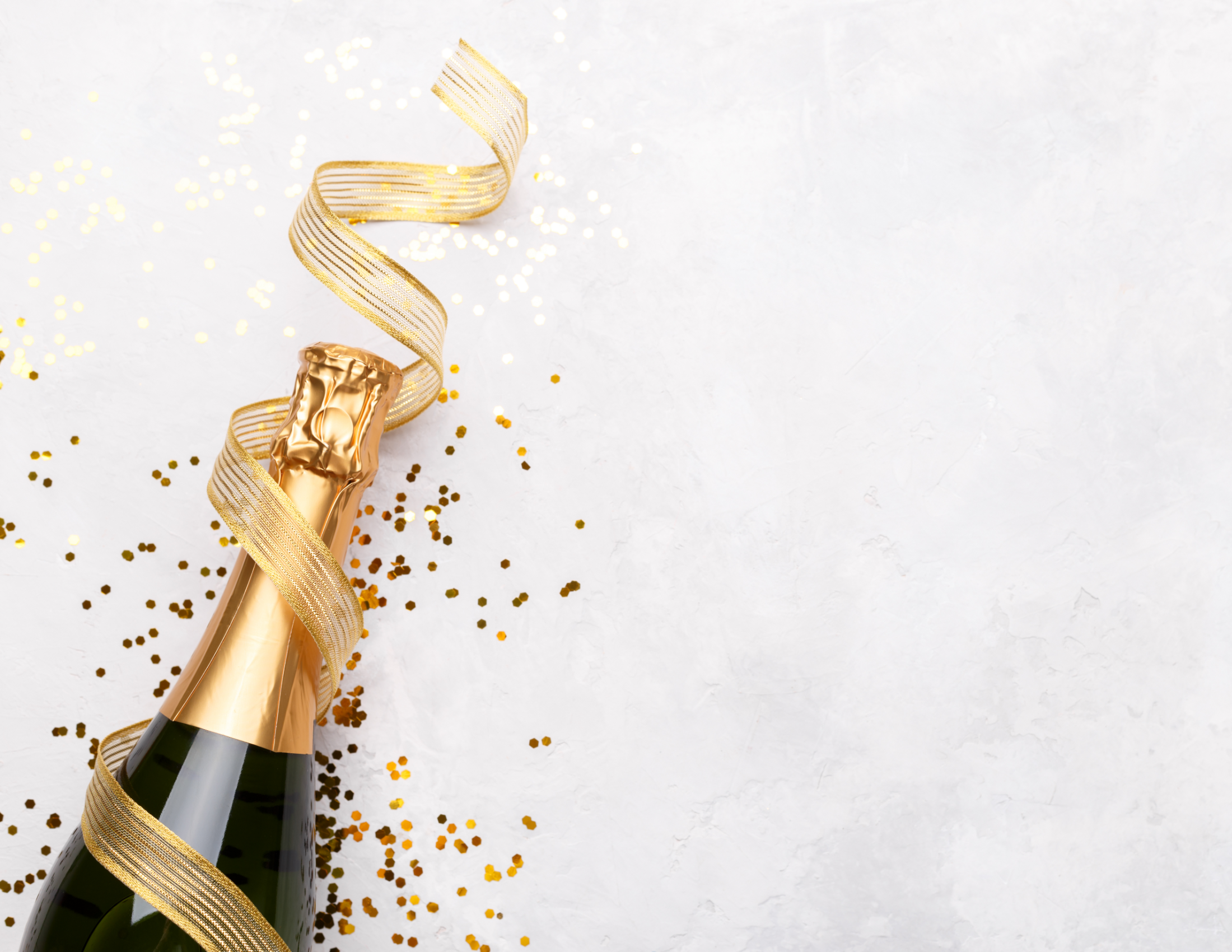 bottle of champagne