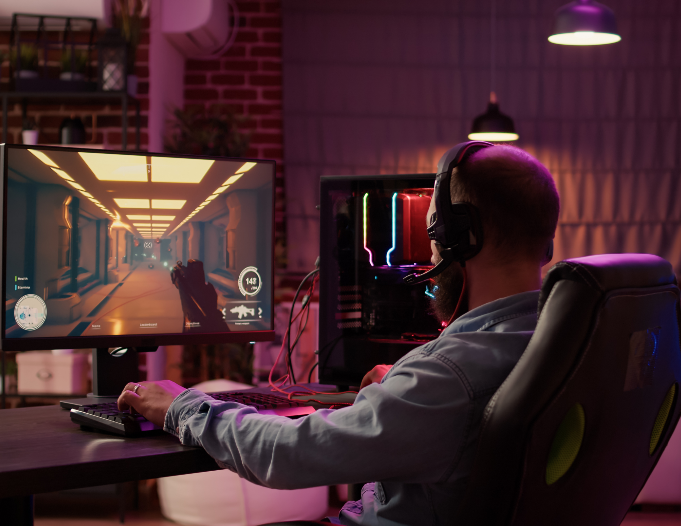 gaming setup